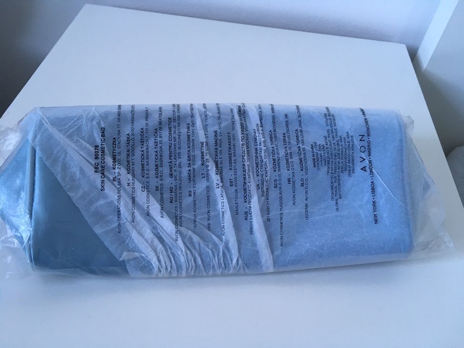 Geanta cosmetice bleu