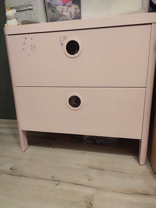 Комплект разтегателно легло и скрин BUSUNGE