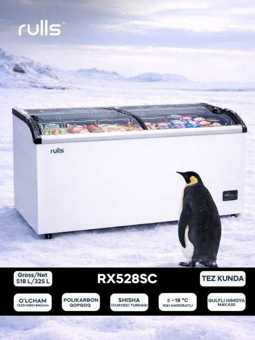 RULLS xolodilnik, morozilnik, холодильник, морозильник 2026 new optim
