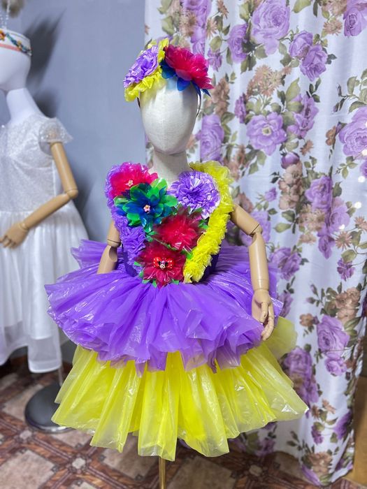 Платье из пакетов