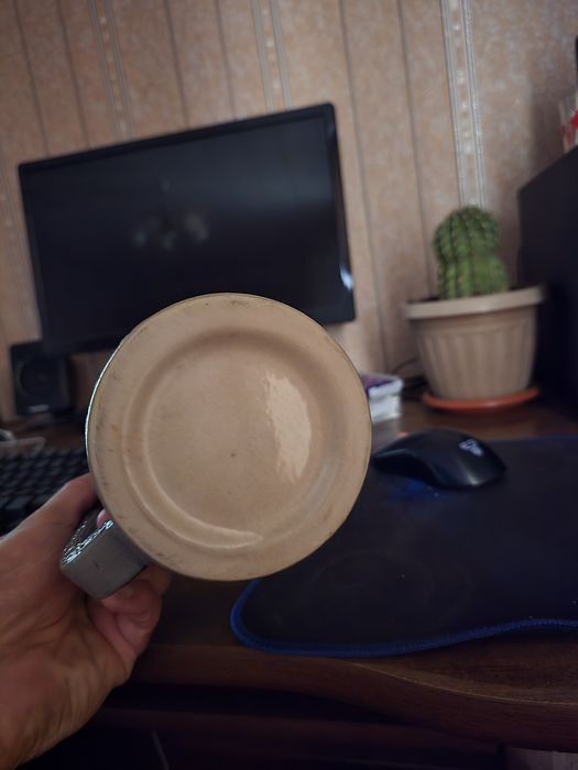 Винтажная керамическая кружка