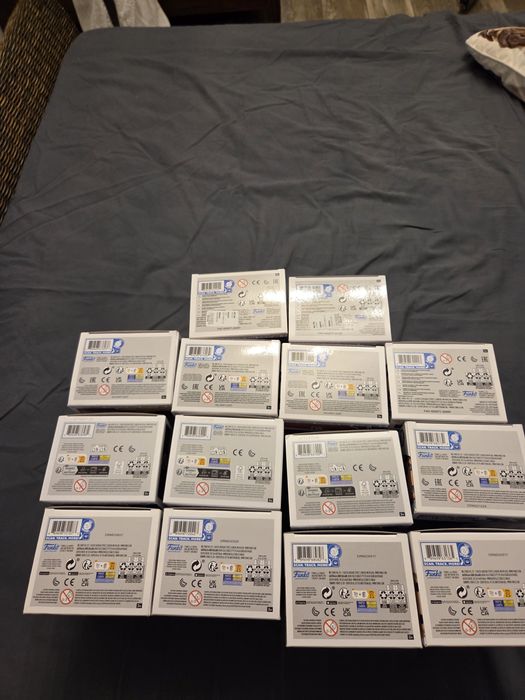 Anime, movie and television funko pop and chases.