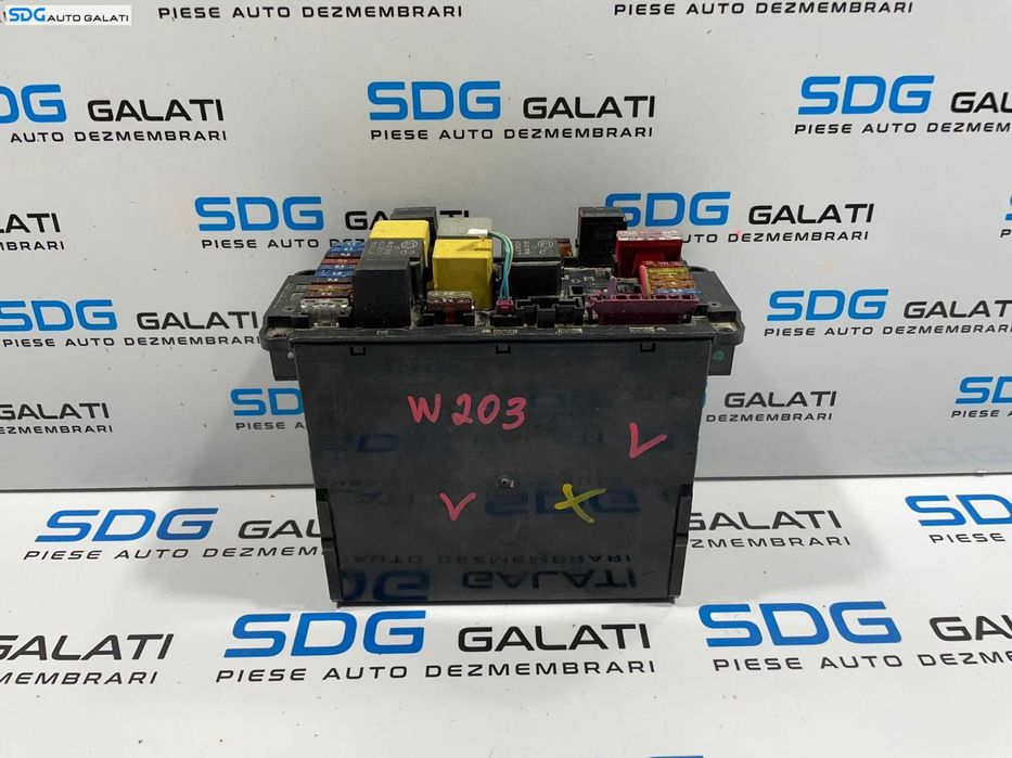 SAM Calculator Unitate Modul Tablou Panou Relee Sigurante Mercedes Clasa C Class W203 2001 - 2007 Cod 2035453601 [L3748]