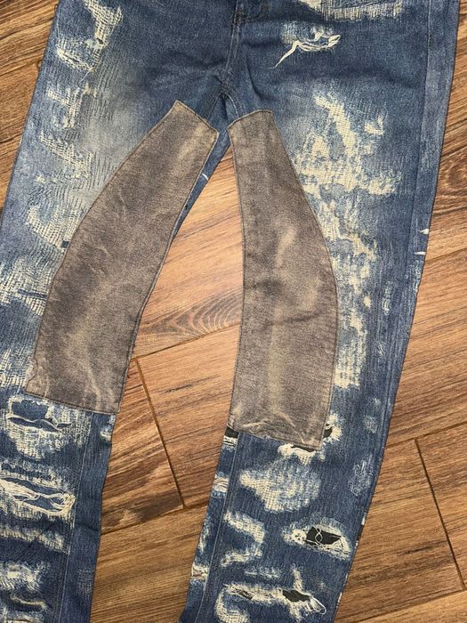 Blugi Givenchy Printed Distress