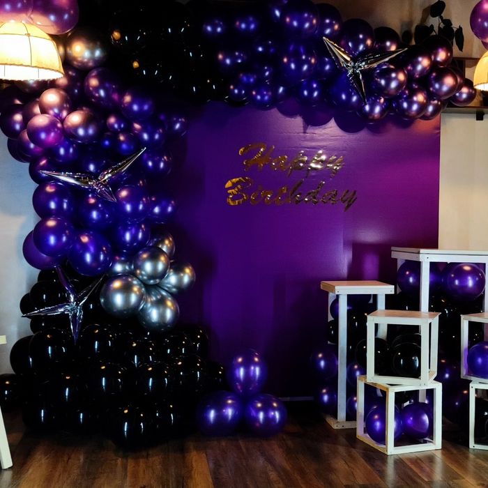 Праздничное оформление шарами