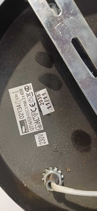 Полюлей, спот  зе таван, в комплект с нощна лампа за стена Prrezent