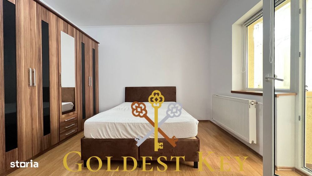 Apartament spatios cu 2 dormitoare, balcon, terasa si parcare!
