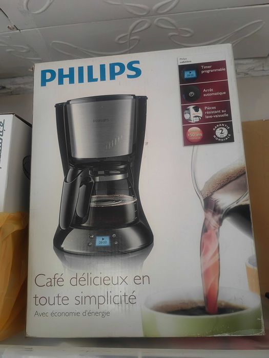 Кофеварка Philips HD 7459 черный. 40000