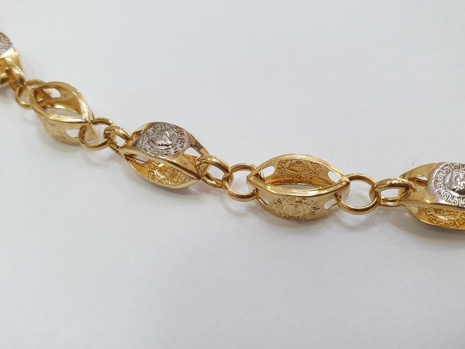 Lanț bărbătesc din aur de 14K, model Versace – 13,92 g