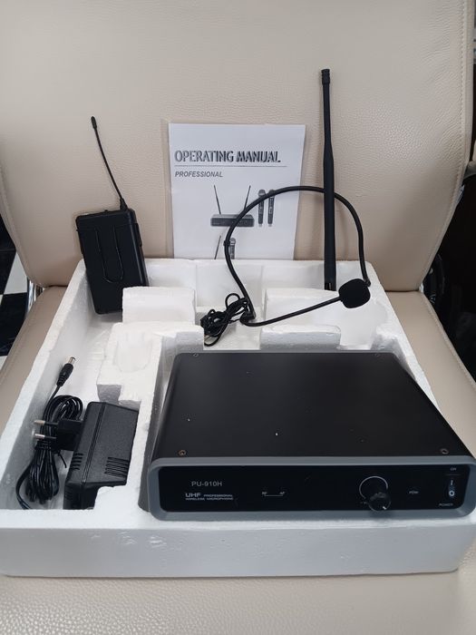 безжичен микрофон за глава Headset PU-910H