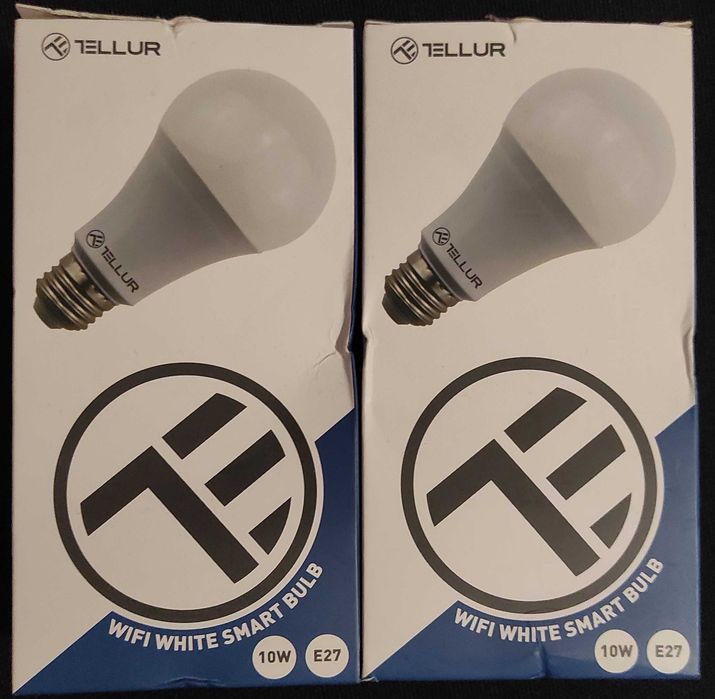 6 Becuri LED, albe, cu RGB, SMART cu WiFi, cu telecomanda