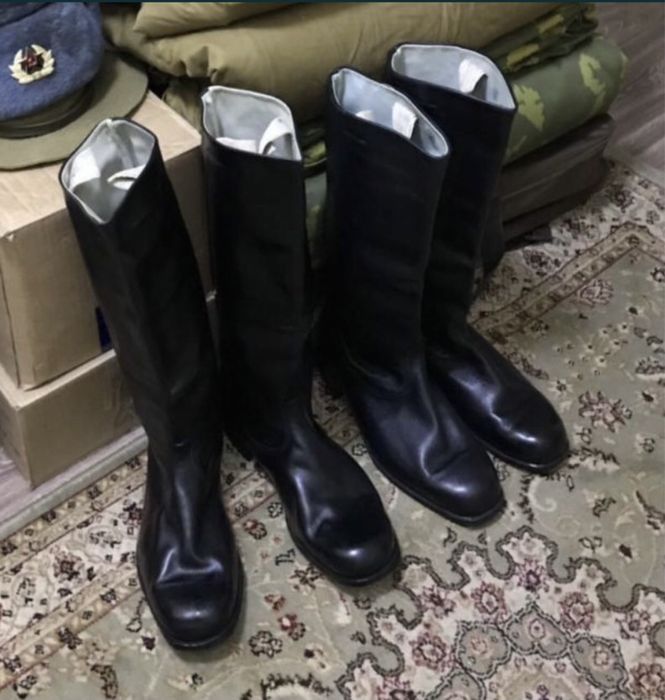 Хромовые сапоги СССР 80х