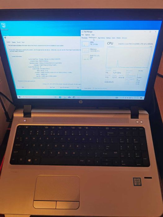 Laptop HP ProBook 450 G3, i5-6200U, 4gb ram, HDD 1 Tb, bateria merge