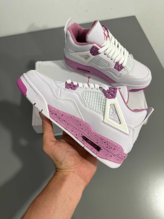 Air Jordan 4 Retro White Pink, marimea 37.5