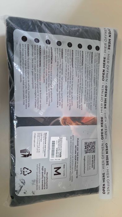 Wuglo Scaun Auto pentru Câini Design Impermeabil pentru Câini Medii-Mari până la 18 kg – Negru