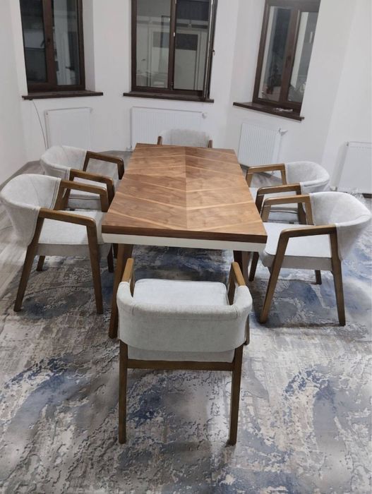 Стол стулья деревянное Стол стул для кухни yogoch stol stullar