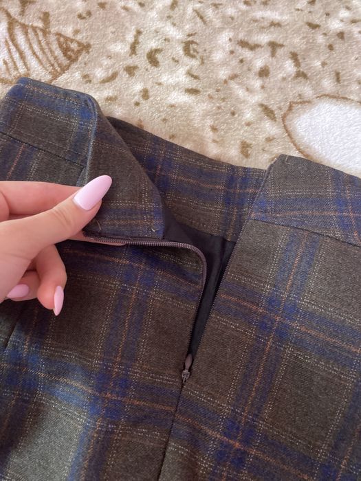 классика юбка-шорты в клетку