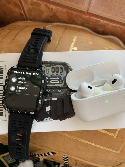 Căști Wireless Bluetooth + Ceas SmartWatch Iphone 12 17