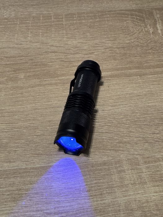 Lanterna UV, 395 nm, Negru