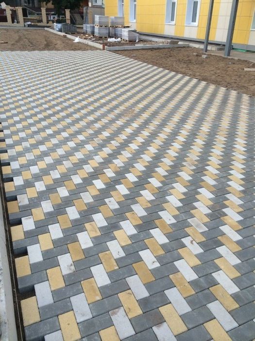 Укладка брусчатки