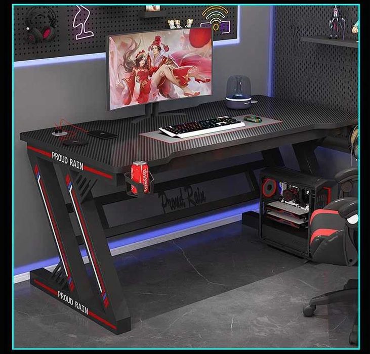 Компьютерный стол FitTop FT-DNZ100cm, 100x60x75 см, черный