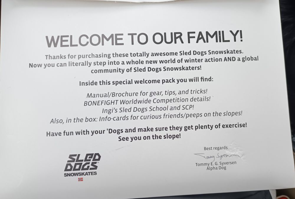 Schiuri/Snowskates Sled Dogs K9.02-11 / 290 MM / EU 44.5