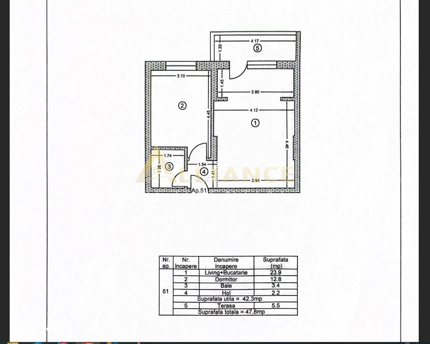 Metrou Apartament 2 Camere