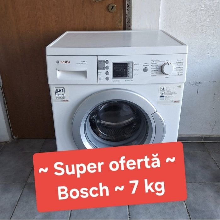 Bosch / capacitate cuvă 7 kg.