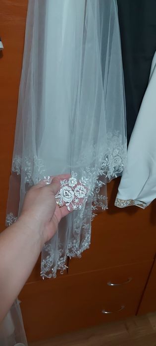 Rochie mireasă cu cămașa mire+ pantofi