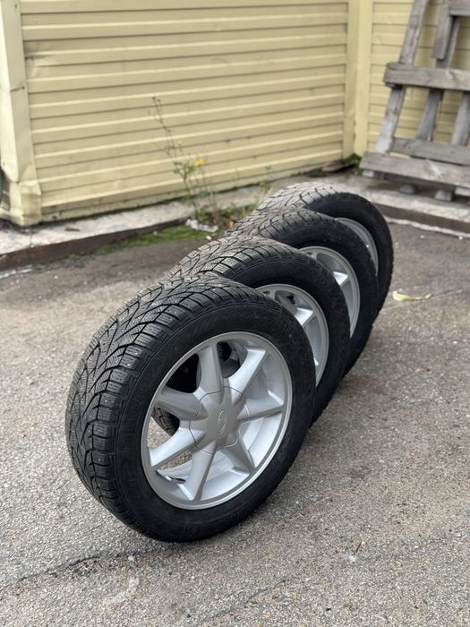 Продам диски с резиной r15 4:98 ваз (лада)