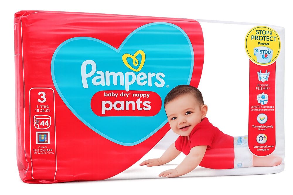 Памперси и гащички  Pampers baby-dry