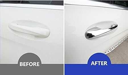 Хромирани дръжки за врати за Mercedes W205 W213 A C E GLC CLA CLS