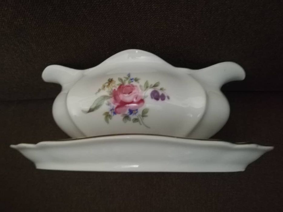 Соусница большая "Мейсенский букет"