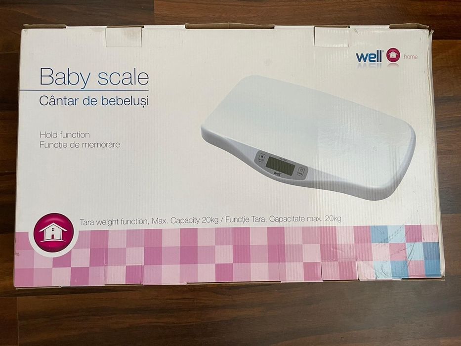 Cantar digital bebelusi Well, 20 kg, LCD
