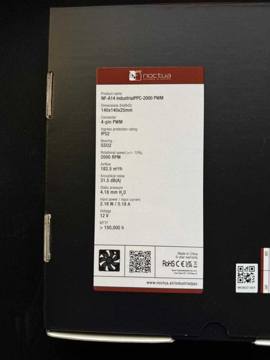 Ventilatore Noctua industrialPPC 2000-3000 PWM