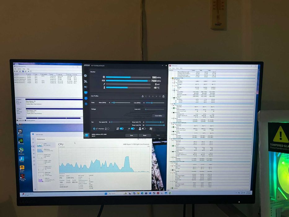 Oferta ! PC GAMING Ryzen 7 2700 - RTX 2060 6GB - 16GB RAM - 750W GOLD