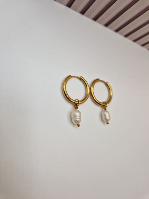 Cercei cu perle naturale