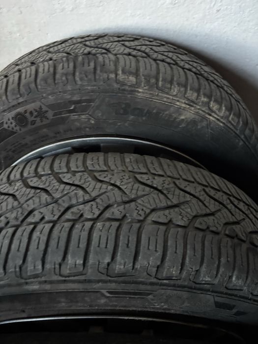 Jante cu cauciucuri+ capace 15 opel