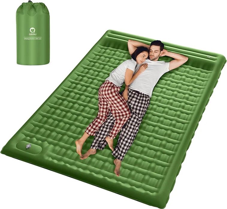 Saltea 2 persoane foarte rezistanta pentru  camping/bushcraft cu pompa
