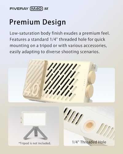 Нова ZHIYUN M40 SE Combo 17100 Lux 2700K-8500K LED Фото Лампа снимки