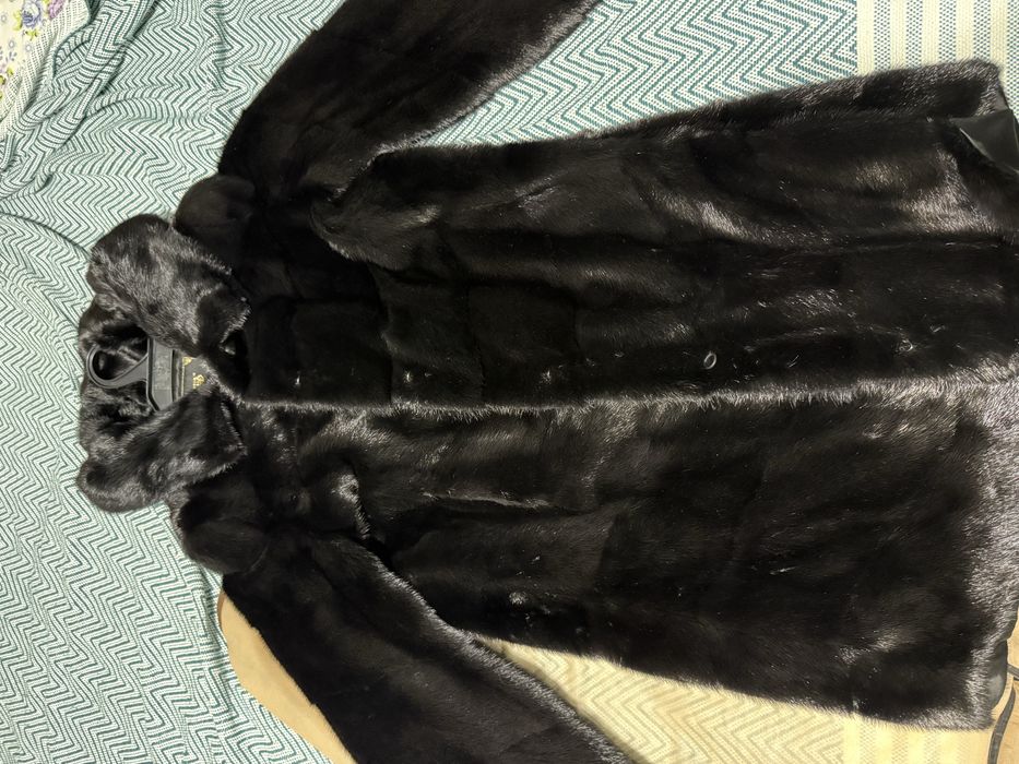 Натуральная норковая шуба