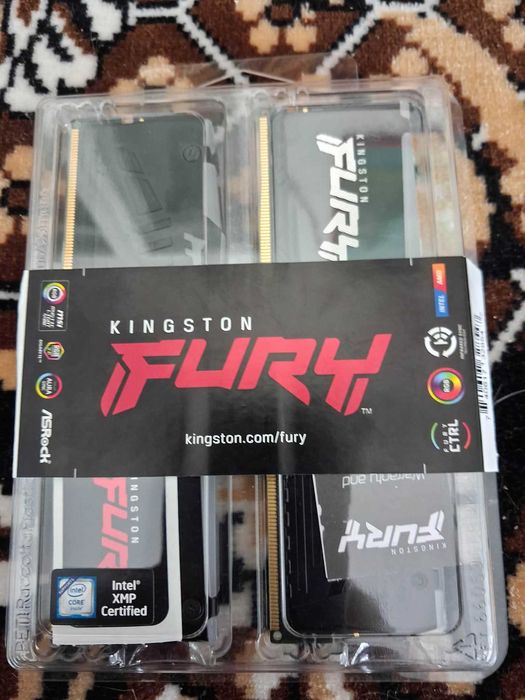 Kingston Fury Beast RGB 32GB (2x16GB) DDR5 6000MHz Desktop Memory Kit