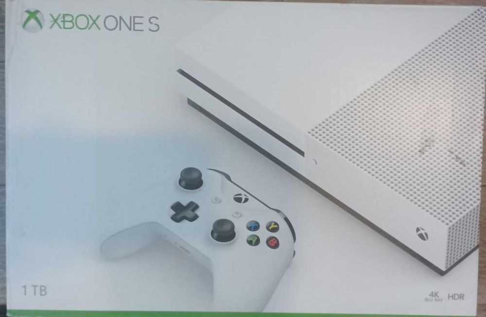 Xbox One S – 1T GB памет – отлично състояние – кутия