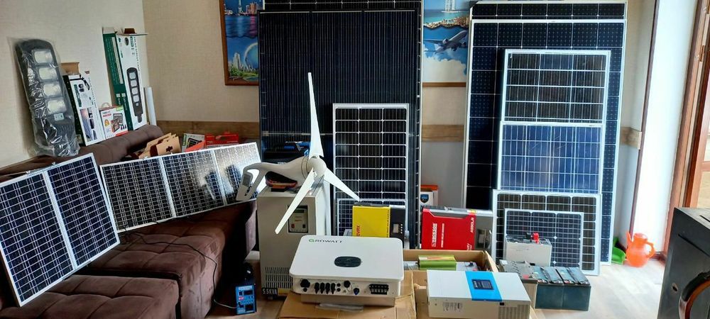 Он грид и Солнечный гибридный инвертор ЮПС - UPS чистый синус все мощн