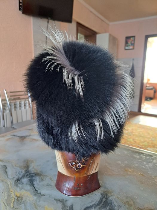 Шапка вязаная норка