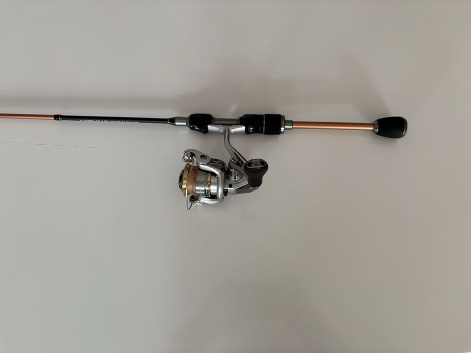 Combo pescuit la spinning UL (Ultra Light) Shimano Sedona 500 + lanseta Skimally 0.8-5g + fir textil shimano kairiki 0.10