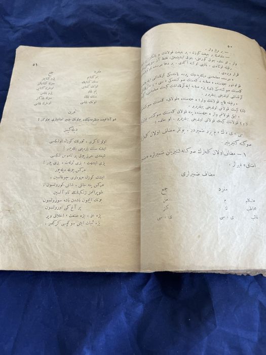 1925 учебник по турски език, 1341 г. по Хиджра