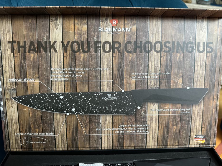 Set de 6 cuțite oțel inoxidabil Blaumann