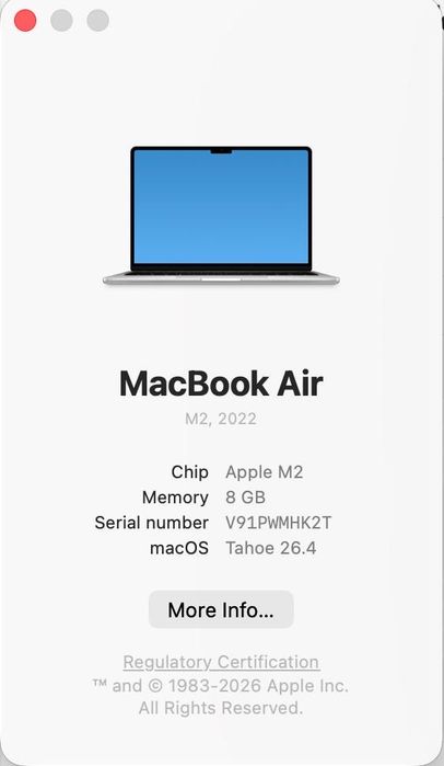 Продам macbook air 13