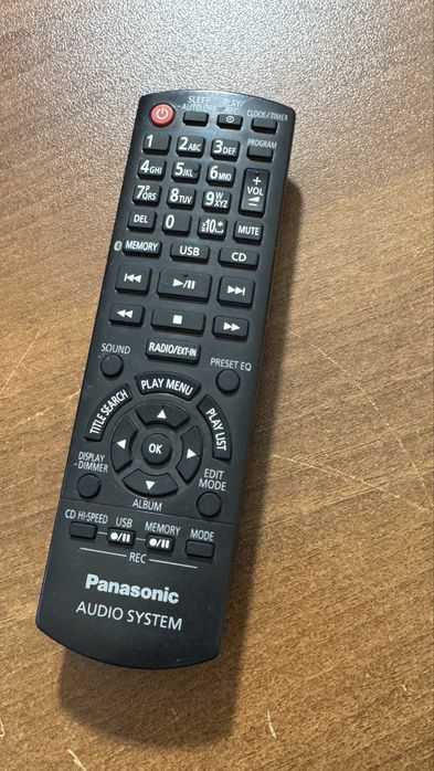 Оригинальный пульт от музыкального центра: Panasonic SA-MAX770